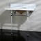 Fauceture 36X22 Marble Vanity Top W/ Acrylic Feet Combo, Marble/Chrome KVPB36MA1 - alternate 2